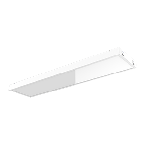 Светодиодный светильник VARTON тип кромки Clip-In® 1200х300х100 мм 36 ВТ 3000 K IP54 опал ПК с равномерной засветкой